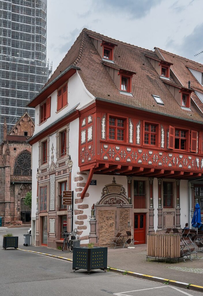 Restaurant dans le centre de Sélestat.