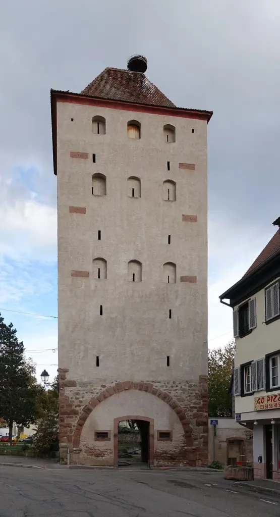 Tour des Sorcières, vestige des anciennes fortifications médiévales de Sélestat